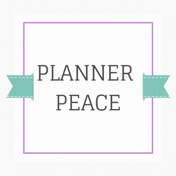 Planner Peace!